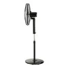 ESTIA ΑΝΕΜΙΣΤΗΡΑΣ ΣΤΑΝΤ ΕΠΙΔΑΠΕΔΙΟΣ BOW 45cm 75w ΜΑΥΡΟΣ ΜΕ ΤΗΛΕΧΕΙΡΙΣΤΗΡΙΟ