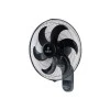 WALL FAN BOW 45cm 75w BLACK WITH REMOTE CONTROL