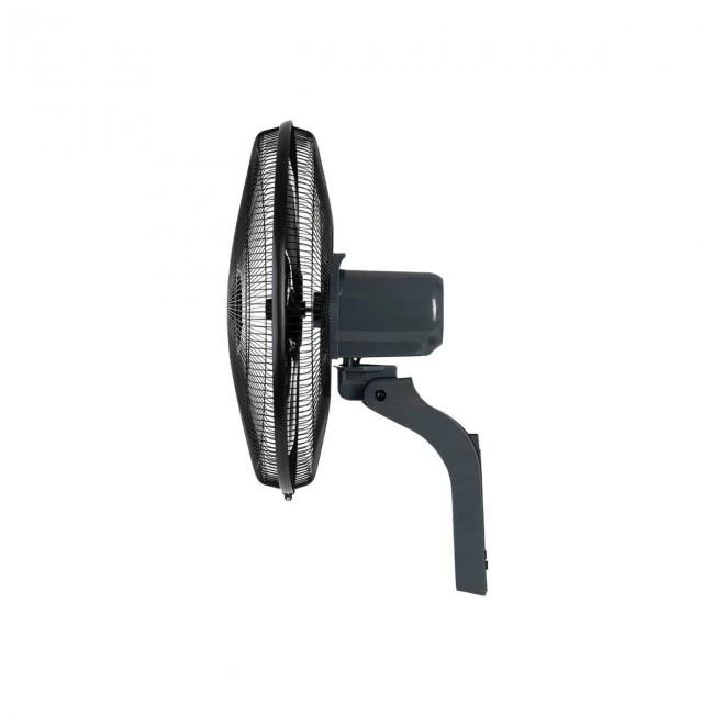 WALL FAN BOW 45cm 75w BLACK WITH REMOTE CONTROL
