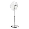 STAND FAN RETROFLOW 40cm 50w METALLIC SILVER
