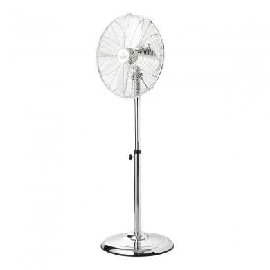 STAND FAN RETROFLOW 40cm 50w METALLIC SILVER
