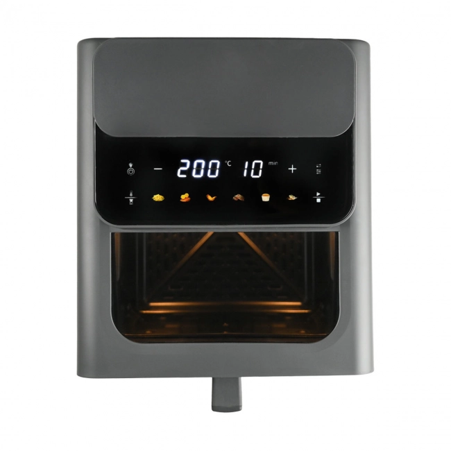 ESTIA AIR FRYER RECTA FRY 1600w 7lt ME ΨΗΦΙΑΚΗ ΟΘΟΝΗ &amp; 6 ΠΡΟΓΡΑΜΜΑΤΑ ΓΚΡΙ