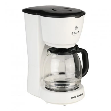 COFFEE MAKER INTENCE PLASTIC 1000W WITH GLASS JUG 1.25lt MATTE