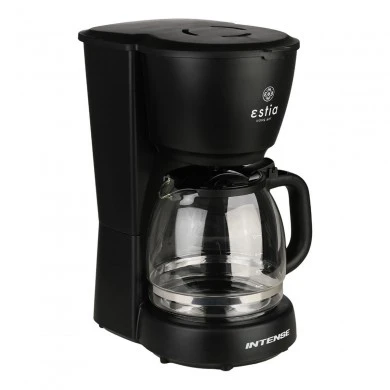 COFFEE MAKER INTENCE PLASTIC 1000W WITH GLASS JUG 1.25lt MATTE