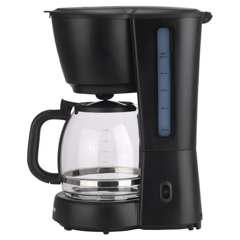 COFFEE MAKER INTENCE PLASTIC 1000W WITH GLASS JUG 1.25lt MATTE