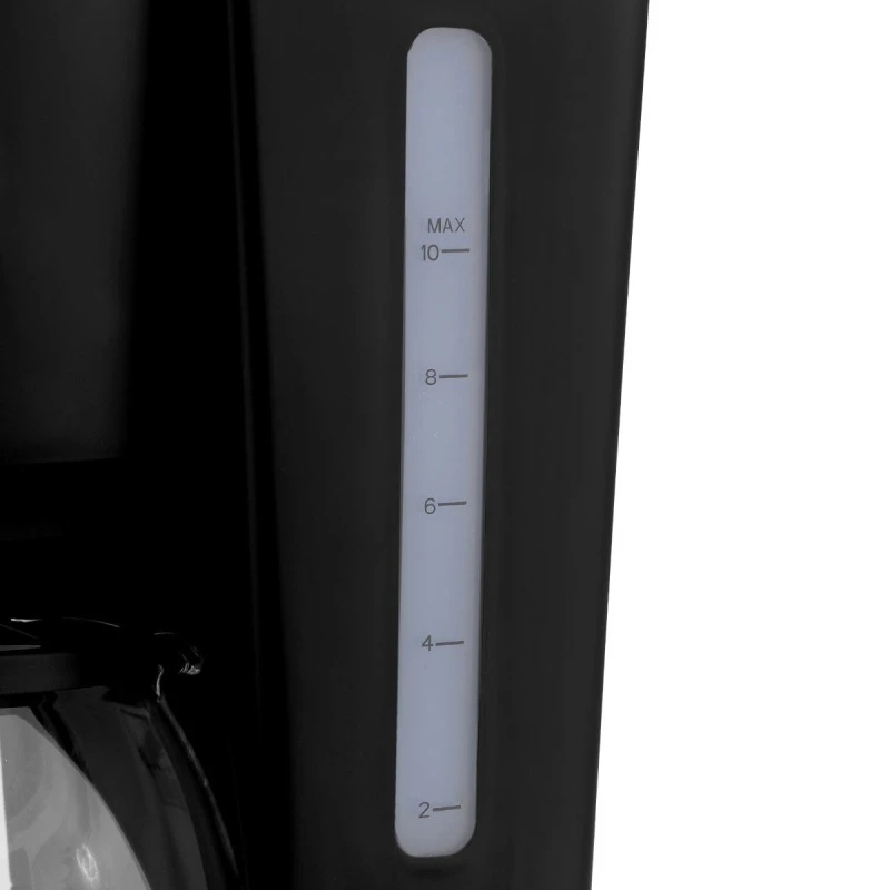 COFFEE MAKER INTENCE PLASTIC 1000W WITH GLASS JUG 1.25lt MATTE