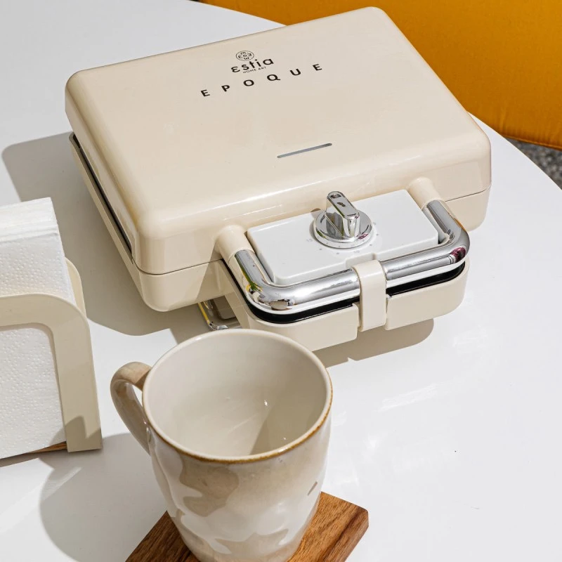 GRILL TOASTER RETRO EPOQUE 2-SLICE 800W WITH NON-STICK DETACHABLE PLATES