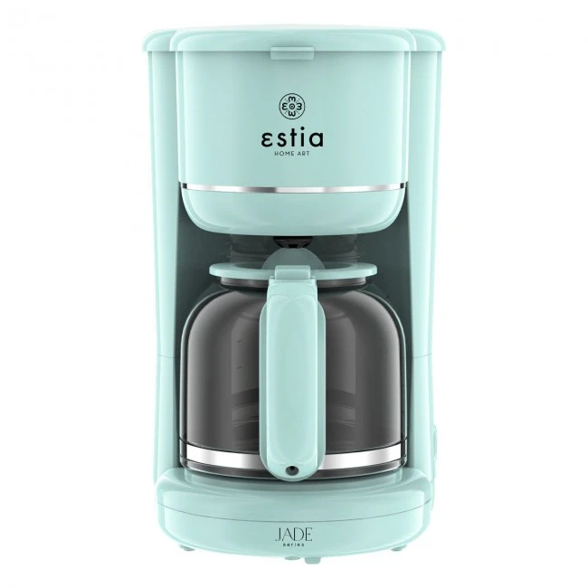 ESTIA ΚΑΦΕΤΙΕΡΑ ΦΙΛΤΡΟΥ JADE ΠΛΑΣΤΙΚΗ 900w ΜΕ ΓΥΑΛΙΝΗ ΚΑΝΑΤΑ 1.5lt