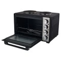 ELECTRIC KITCHEN OVEN MULTICOOK COMPACT 3600w 38lt WITH 2 HOT PLATES &amp; NON-STICK INTERIOR