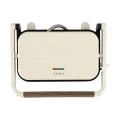 ESTIA ΤΟΣΤΙΕΡΑ PURE CREAM 2 ΘΕΣΕΩΝ 1300W ΜΕ ΑΝΤΙΚΟΛΛΗΤΙΚΕΣ ΠΛΑΚΕΣ ΚΡΕΜ