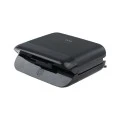 GRILL TOASTER BLACK &amp; INOX 2-SLICE 850w WITH NON-STICK DETACHABLE PLATES