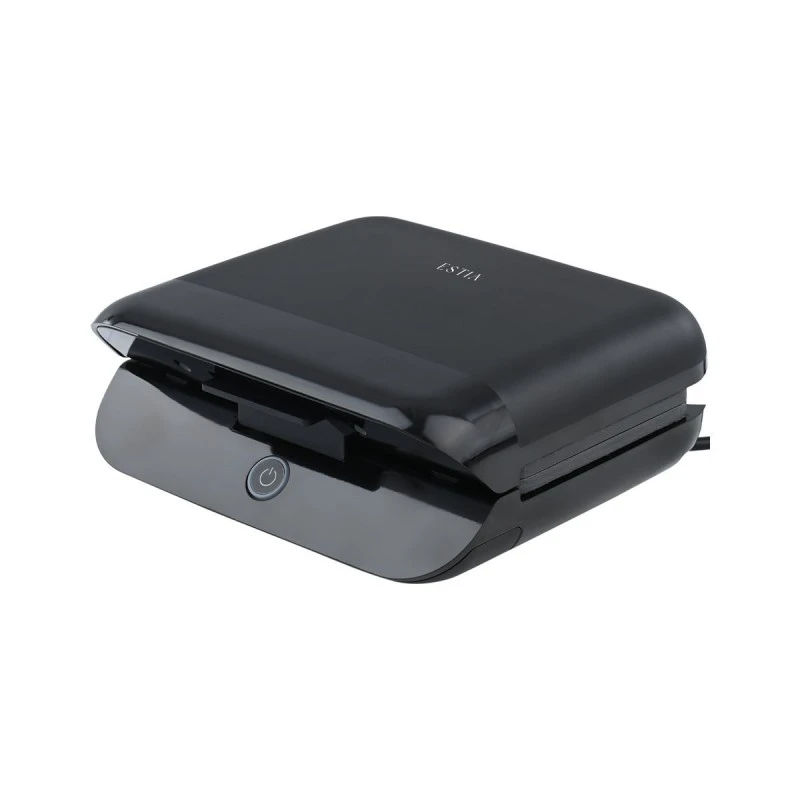 GRILL TOASTER BLACK &amp; INOX 2-SLICE 850w WITH NON-STICK DETACHABLE PLATES