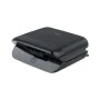 GRILL TOASTER BLACK &amp; INOX 2-SLICE 850w WITH NON-STICK DETACHABLE PLATES