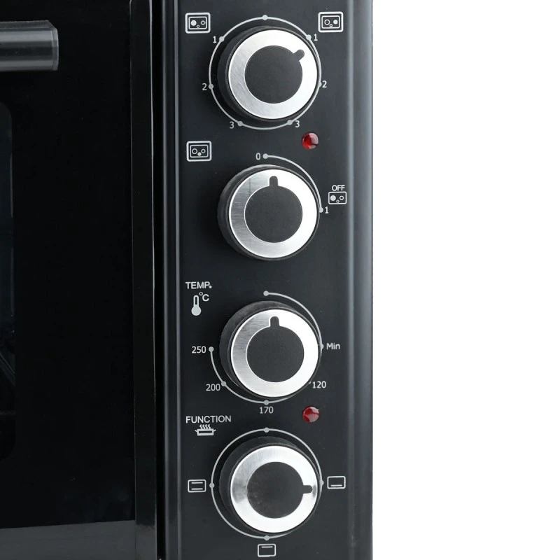 ELECTRIC KITCHEN OVEN MASTERCOOK COMPACT 2950W 48Lt WITH 3 HOT PLATES AND 4 HEATING ELEMENT FUNCTIONS