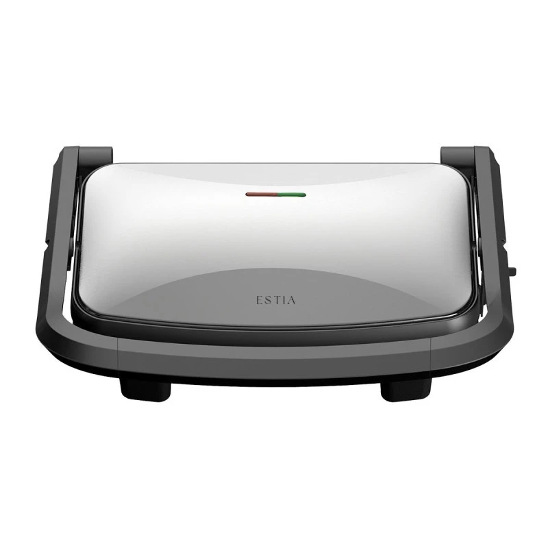ESTIA ΤΟΣΤΙΕΡΑ INOXSENSE 2 ΘΕΣΕΩΝ 1000W ΜΕ ΑΝΤΙΚΟΛΛΗΤΙΚΕΣ ΠΛΑΚΕΣ