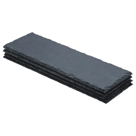 SERVING PLATE SLATE 30x10cm SET OF 4 pcs.
