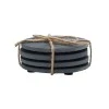 COVERS ROUND SLATE 10cm SET OF 4 pcs.