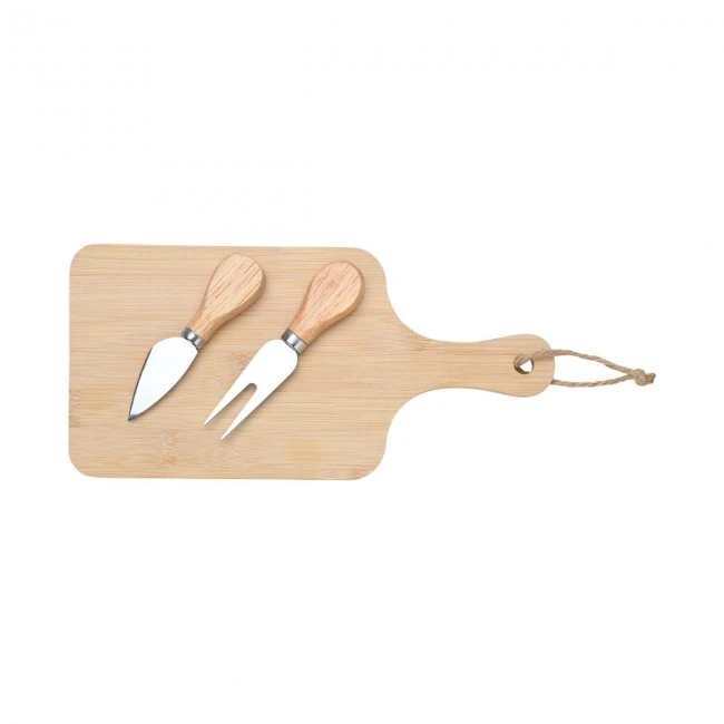 SERVING PLATE BAMBOO WITH ACCESSORIES 5x14cm