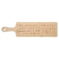 SERVING PLATE BAMBOO LASER DEISGN 44x12cm