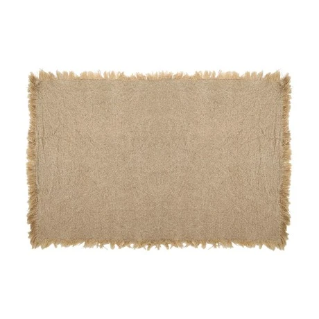 PLACEMAT LOOM 33x50cm WITH FRINGES BEIGE
