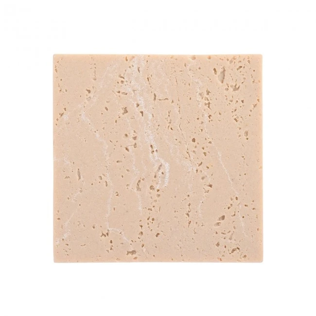 ESTIA ΣΟΥΒΕΡ ΜΕ ΟΨΗ TRAVERTINE 10x10cm ΣΕΤ 4ΤΕΜ.