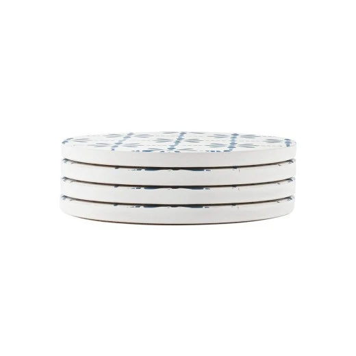 ESTIA ΣΟΥΒΕΡ AEGEAN TILE ΚΕΡΑΜΙΚΟ Φ10.3cm ΣΕΤ 4 ΤΕΜ