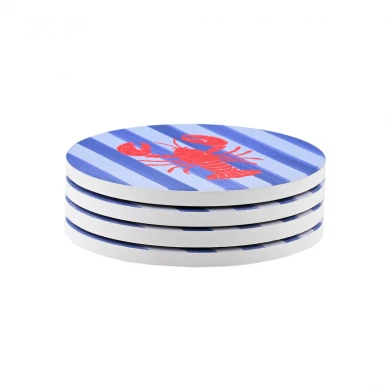 ESTIA ΣΟΥΒΕΡ NAUTICAL LOBSTER ΚΕΡΑΜΙΚΟ Φ10.3cm ΣΕΤ 4 ΤΕΜ