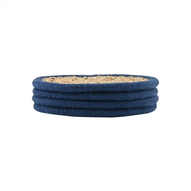 COASTERS GAIA Φ12cm 4PCS BLUE