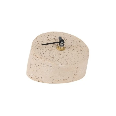 NYRA MARBLE-EFFECT DECORATIVE CLOCK 11.3x9.5x7.5cm IVORY