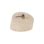 NYRA MARBLE-EFFECT DECORATIVE CLOCK 11.3x9.5x7.5cm IVORY