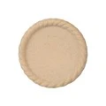 ESTIA ΔΙΣΚΟΣ CLAYRA ΚΕΡΑΜΙΚΟΣ RIB 15.7x15.7x2cm IVORY