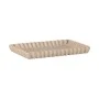 ESTIA ΔΙΣΚΟΣ ΟΡΘΟΓΩΝΙΟΣ NYRA RIB 28.4x18.3x3cm IVORY