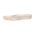 ESTIA ΔΙΣΚΟΣ CLAYRA CLOUDY ΜΕ ΕΦΕ ΜΑΡΜΑΡΟΥ ΚΕΡΑΜΙΚΟΣ 29x16x2.5cm IVORY