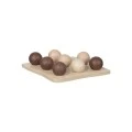 ESTIA ΔΙΑΚΟΣΜΗΤΙΚΗ ΤΡΙΛΙΖΑ NYRA 20.5x20.5x5cm ΛΕΥΚΗ ΜΑΥΡΗ