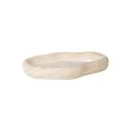 ESTIA ΔΙΣΚΟΣ CLAYRA CLOUDY ΜΕ ΕΦΕ ΜΑΡΜΑΡΟΥ ΚΕΡΑΜΙΚΟΣ 16.5x11.5x2.5cm IVORY