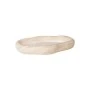 ESTIA ΔΙΣΚΟΣ CLAYRA CLOUDY ΜΕ ΕΦΕ ΜΑΡΜΑΡΟΥ ΚΕΡΑΜΙΚΟΣ 16.5x11.5x2.5cm IVORY