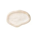 ESTIA ΔΙΣΚΟΣ CLAYRA CLOUDY ΜΕ ΕΦΕ ΜΑΡΜΑΡΟΥ ΚΕΡΑΜΙΚΟΣ 16.5x11.5x2.5cm IVORY