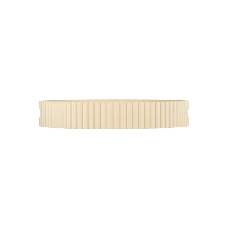 ESTIA ΞΥΛΙΝΟΣ ΔΙΣΚΟΣ ΣΕΡΒΙΡΙΣΜΑΤΟΣ FIBRA BUTTER YELLOW 30cm
