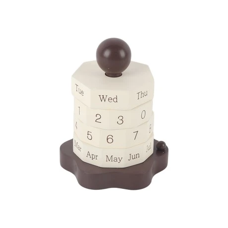 ESTIA ΞΥΛΙΝΟ ΔΙΑΚΟΣΜΗΤΙΚΟ ΗΜΕΡΟΛΟΓΙΟ FIBRA 10x13cm