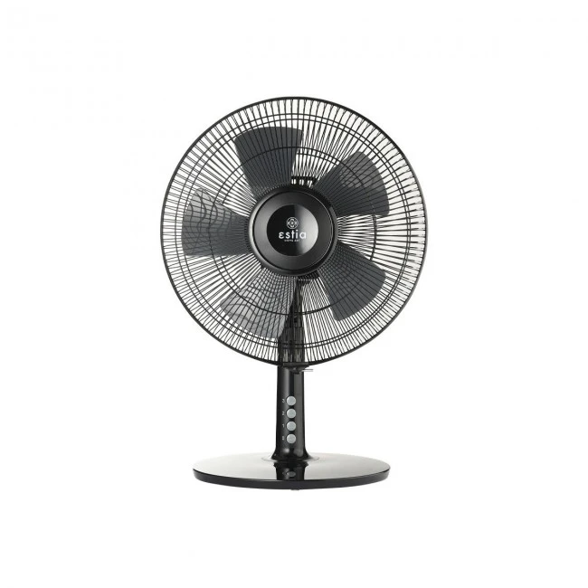 ESTIA ΑΝΕΜΙΣΤΗΡΑΣ ΕΠΙΤΡΑΠΕΖΙΟΣ LEVANTO 30cm 45w ΜΑΥΡΟΣ