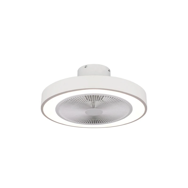 CEILING FAN HALO FLOW 50cm 15W WITH CCT LED LIGHT 45W  &amp; REMOTE CONTROL WHITE