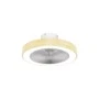 CEILING FAN HALO FLOW 50cm 15W WITH CCT LED LIGHT 45W  &amp; REMOTE CONTROL WOOD