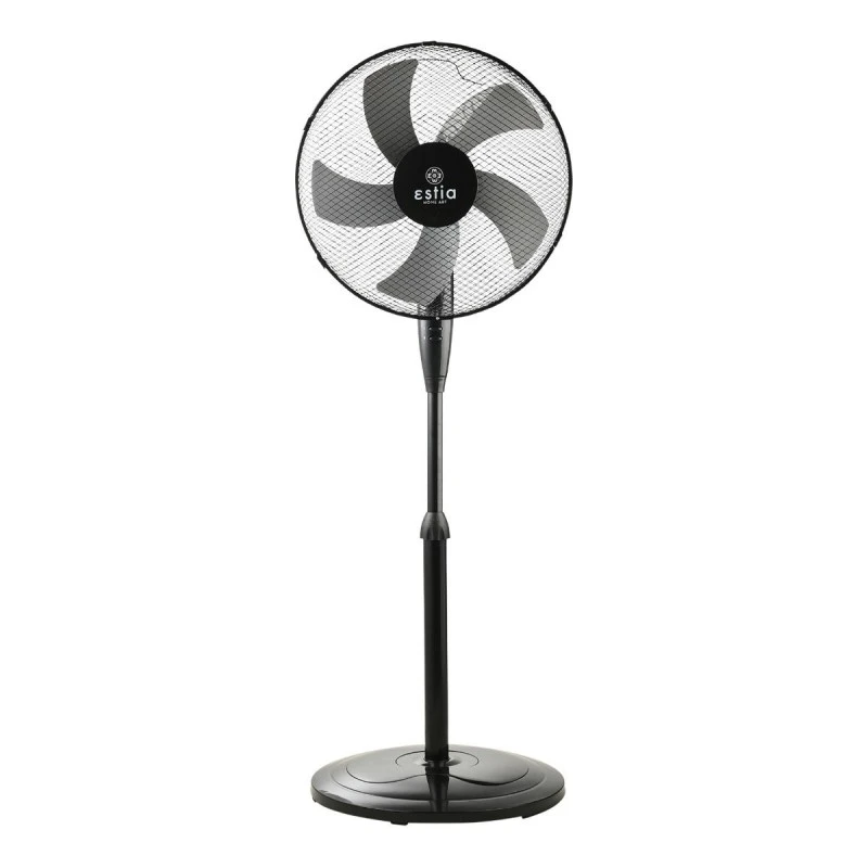 STAND FAN AEROPULSE 40cm 50w WITH HEAVY DUTY ROUND BASE BLACK