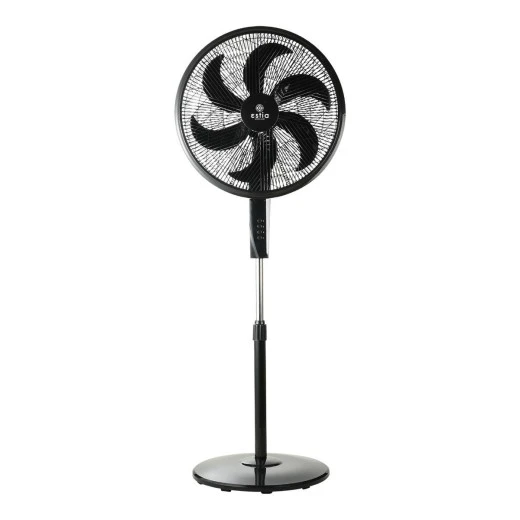 ESTIA ΑΝΕΜΙΣΤΗΡΑΣ ΣΤΑΝΤ ΕΠΙΔΑΠΕΔΙΟΣ AITHER 45cm 75w ΜΑΥΡΟΣ