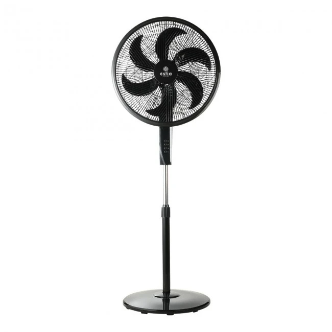 ESTIA ΑΝΕΜΙΣΤΗΡΑΣ ΣΤΑΝΤ ΕΠΙΔΑΠΕΔΙΟΣ AITHER 45cm 75w ΜΑΥΡΟΣ