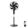 ESTIA ΑΝΕΜΙΣΤΗΡΑΣ ΣΤΑΝΤ ΕΠΙΔΑΠΕΔΙΟΣ BOW 45cm 75w ΜΑΥΡΟΣ ΜΕ ΤΗΛΕΧΕΙΡΙΣΤΗΡΙΟ