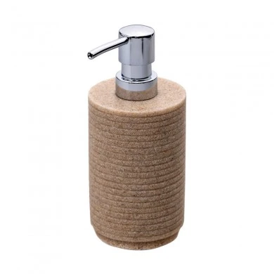 SOAP DISPENSER BEIGE POLYRESIN 280ml BEIGE