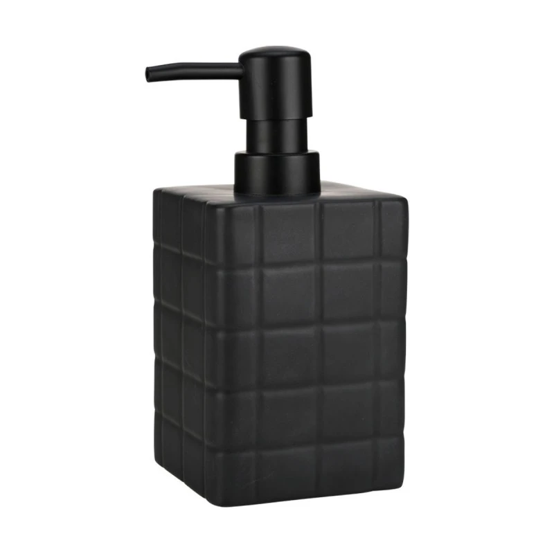 ESTIA ΑΝΤΛΙΑ ΣΑΠΟΥΝΙΟΥ TILES ΚΕΡΑΜΙΚΗ 450ml 7.5x15cm ΜΑΥΡΗ