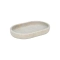 BATHROOM PLATE JUTE POLYRESIN BEIGE 20x12.5x2.5cm