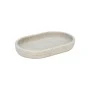 BATHROOM PLATE JUTE POLYRESIN BEIGE 20x12.5x2.5cm